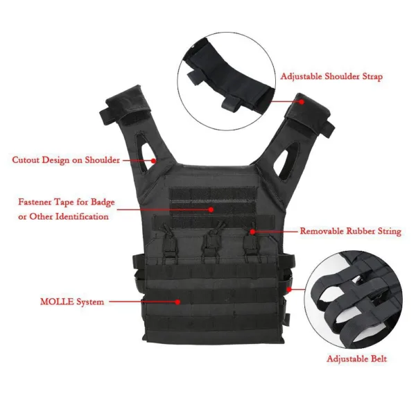 Airsoft Tactical Vest Molle System